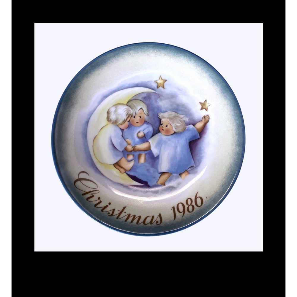 Schmid Berta Hummel Christmas 1986 Tell The Heavens Collector Plate West Germany